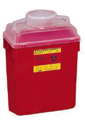 "BD Multi-purpose Sharps Container, 6 Gallon, for Safe Disposal of Diabetic Needles and Lancets. Measures 17-1/2 x 12-4/5 x 8-4/5 Inches. Ideal for Managing Diabetes Waste at Home or in Healthcare Settings."