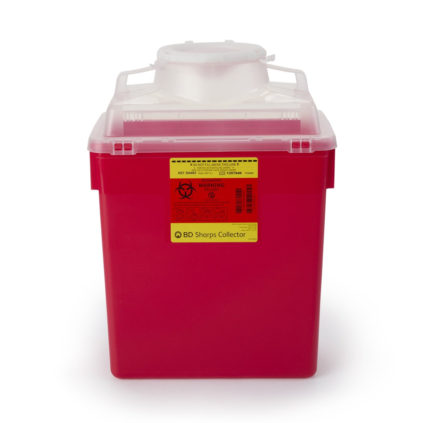 "Diabetic product: BD Multi-purpose Sharps Container for safe disposal of needles and syringes"