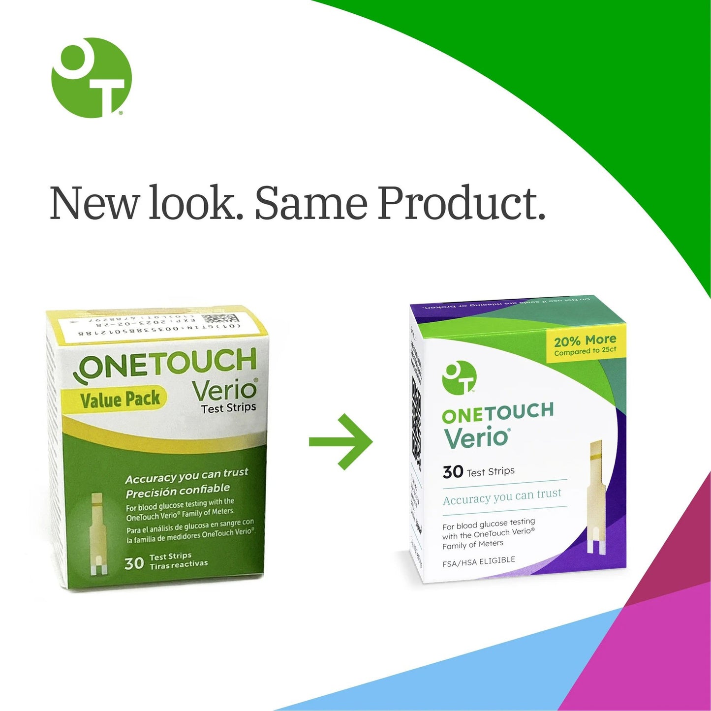 "Blood Glucose Test Strips Verio 30 Strips per Pack - Accurate and reliable diabetes testing strips for monitoring blood sugar levels. Compatible with Verio glucose meters. Shop now for convenient at-home testing."