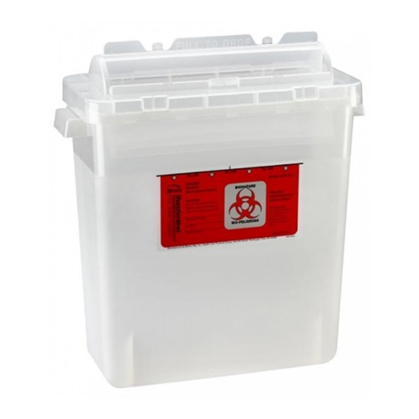 Bemis Sentinel Multi-purpose Sharps Container, 1-1/4 Gallon, 10x5-1/4x11 Inch for Diabetic Use