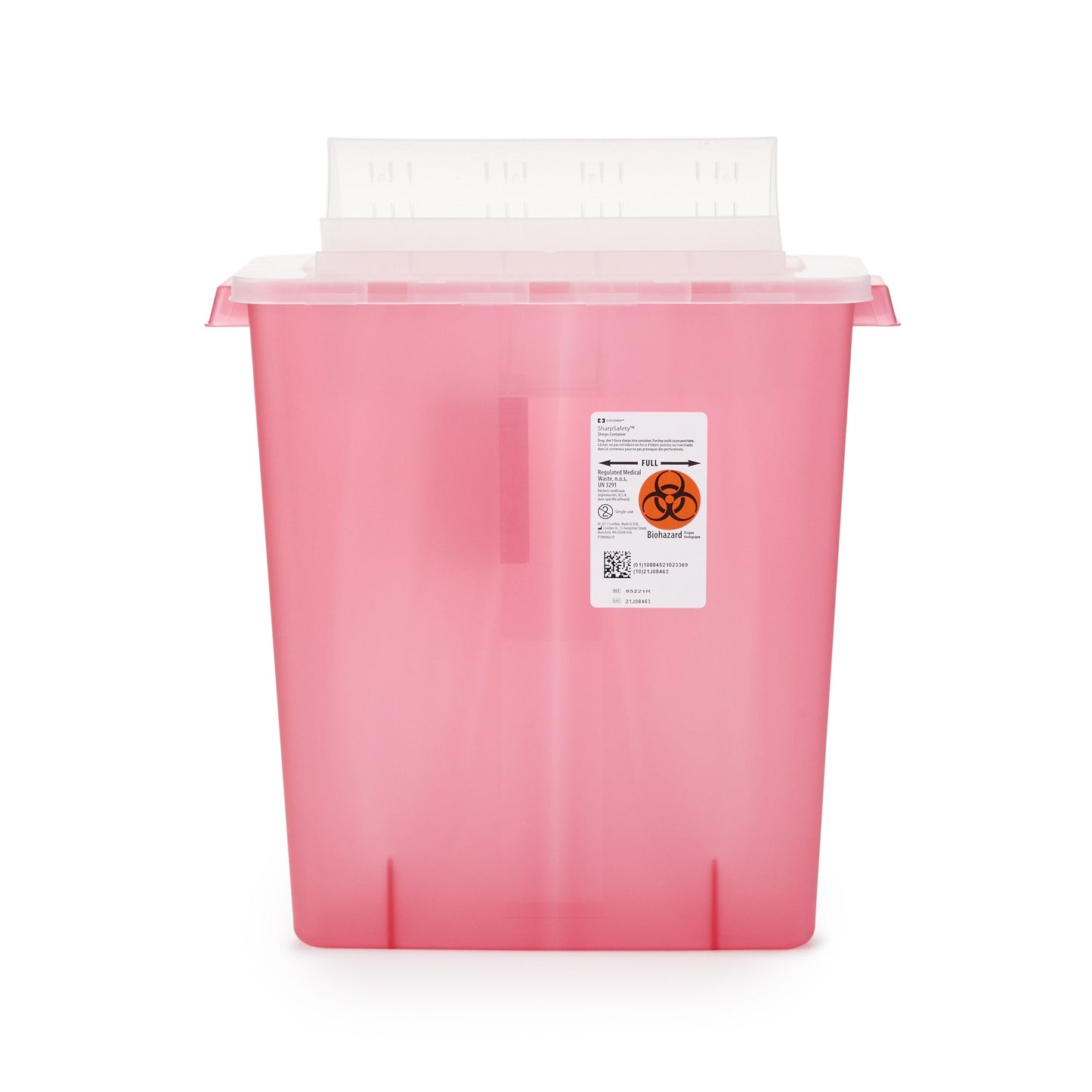 In-Room Multi-purpose Sharps Container for Diabetics - 3 Gallon Capacity, 16¼ x 13¾ x 6 Inch Size - Ideal for Safe Disposal of Needles and Lancets