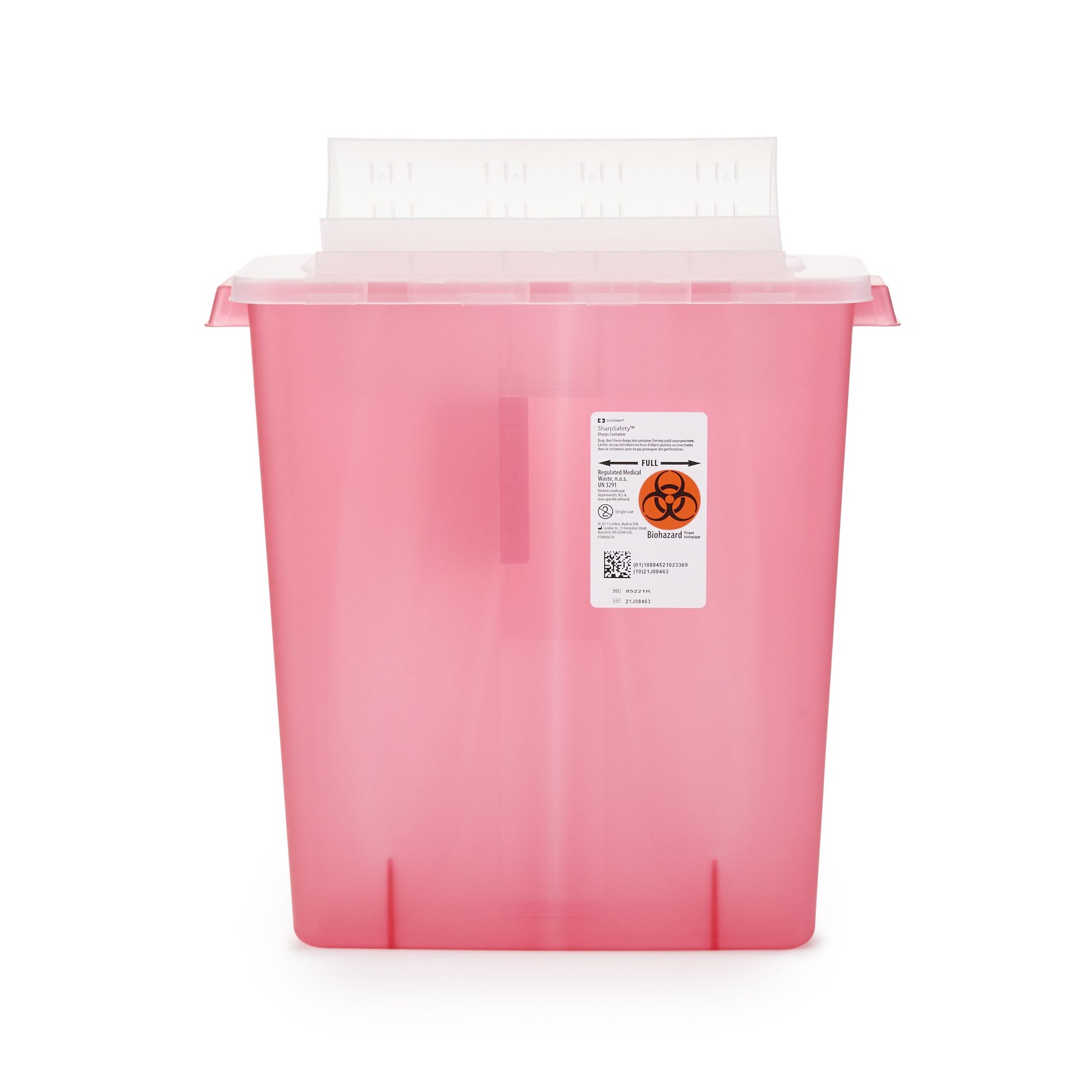 In-Room Multi-purpose Sharps Container for Diabetics - 3 Gallon Capacity, 16¼ x 13¾ x 6 Inch Size - Ideal for Safe Disposal of Needles and Lancets