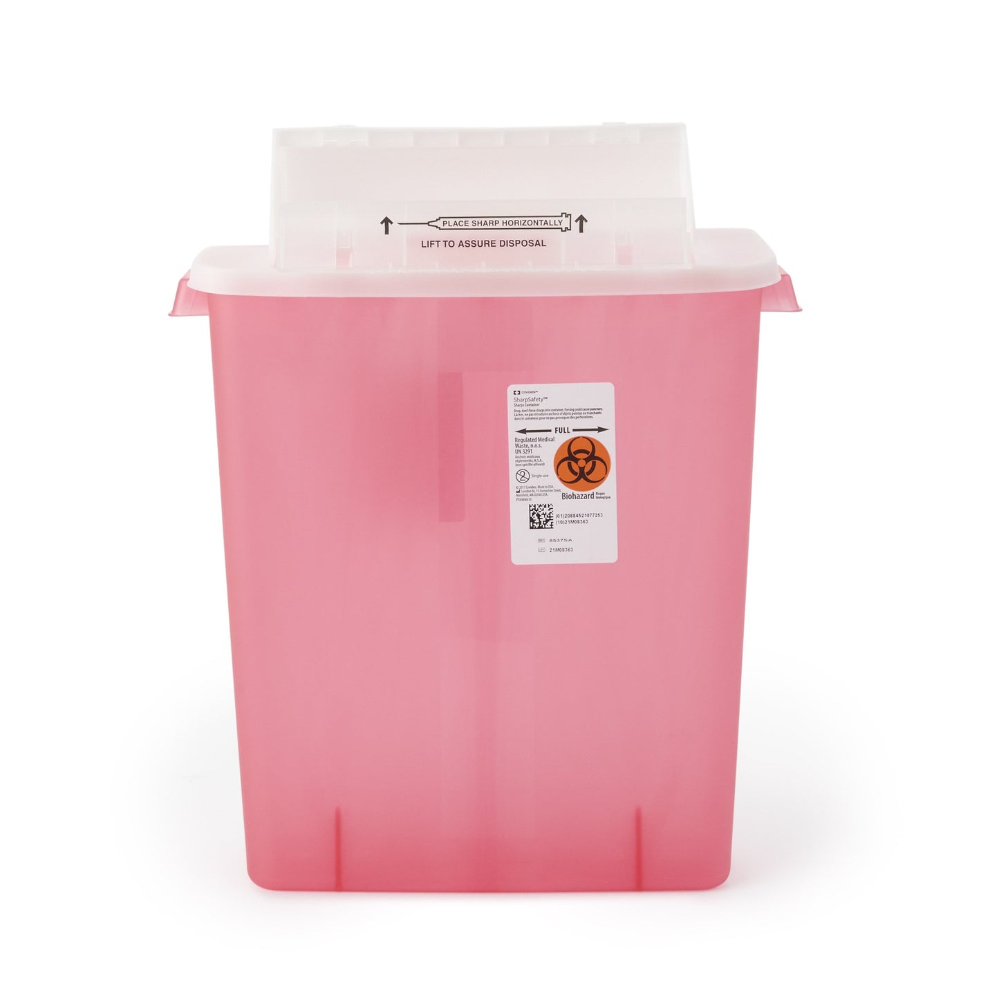 "SharpStar™ In-Room™ Multi-purpose Sharps Container, 3 Gallon, 16½ x 13¾ x 6 Inch - Ideal Diabetes Management Solution for Safely Disposing of Needles and Sharps"