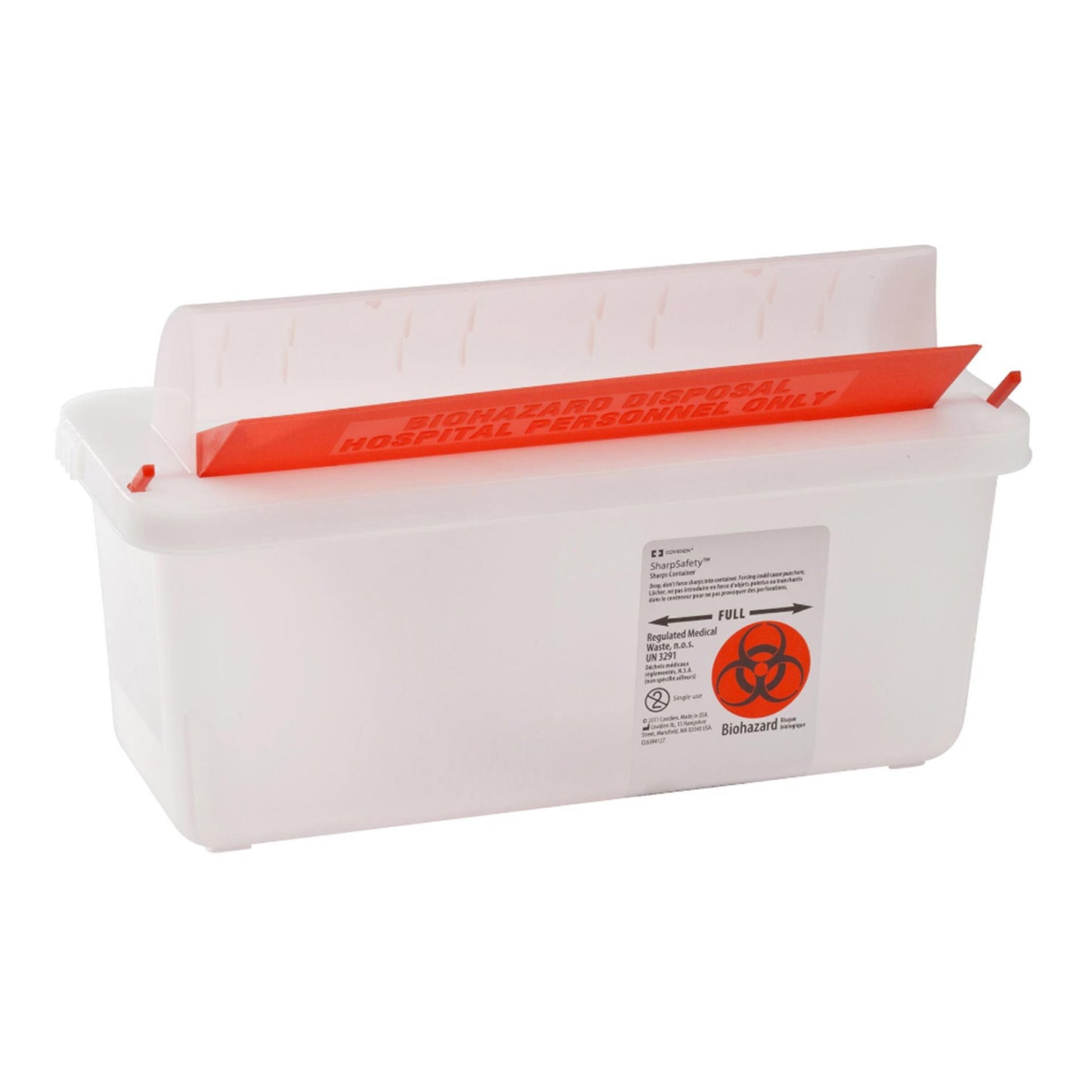 "In-Room™ Multi-purpose Sharps Container, 1-1/4 Gallon, 11 x 10¾ x 4¾ Inch - a convenient and safe storage solution for diabetic sharps and needles"
