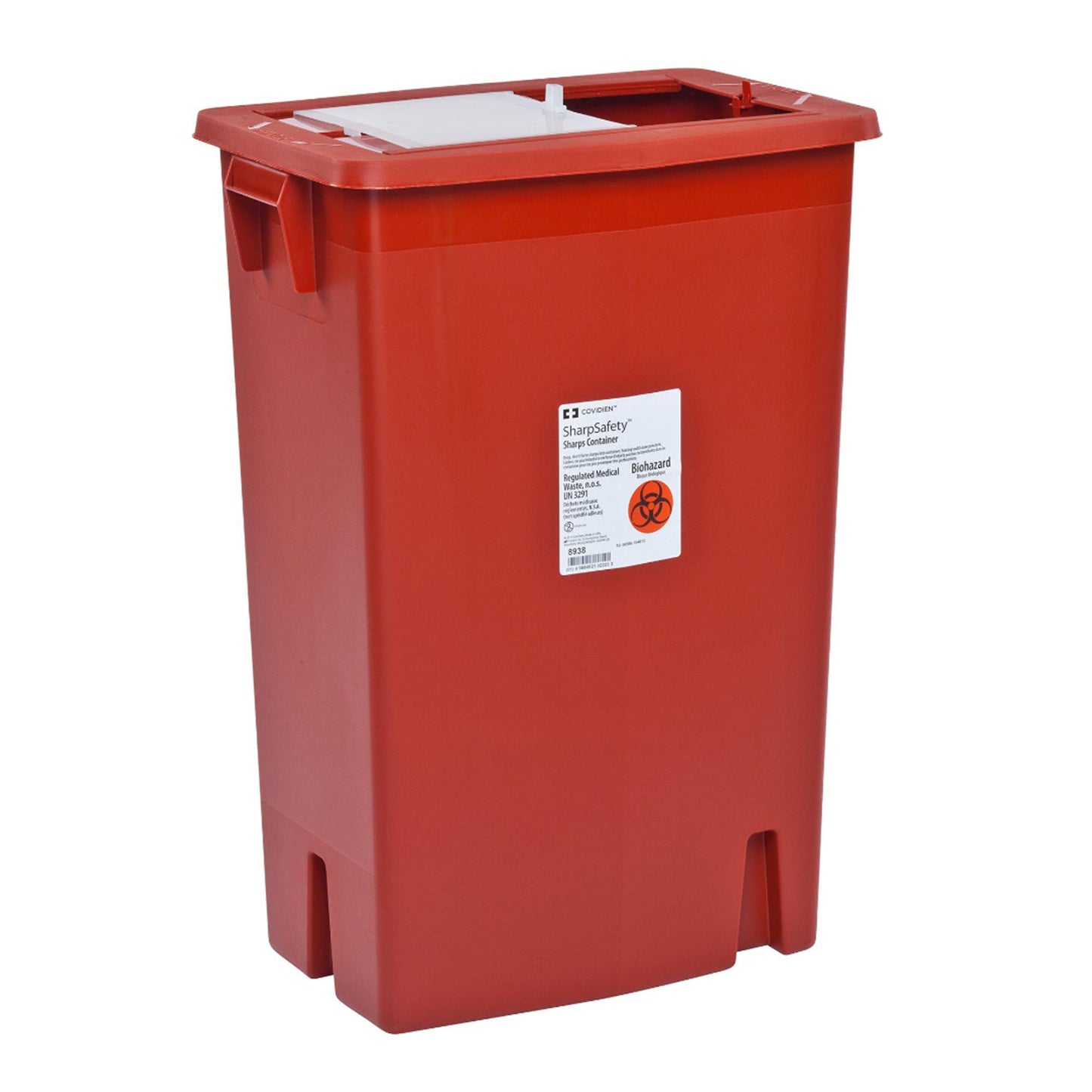 "SharpSafety™ Multi-purpose Sharps Container, 18 Gallon, 26 x 18¼ x 12¾ Inch - Ideal diabetic product for safe disposal of needles and other sharps waste"