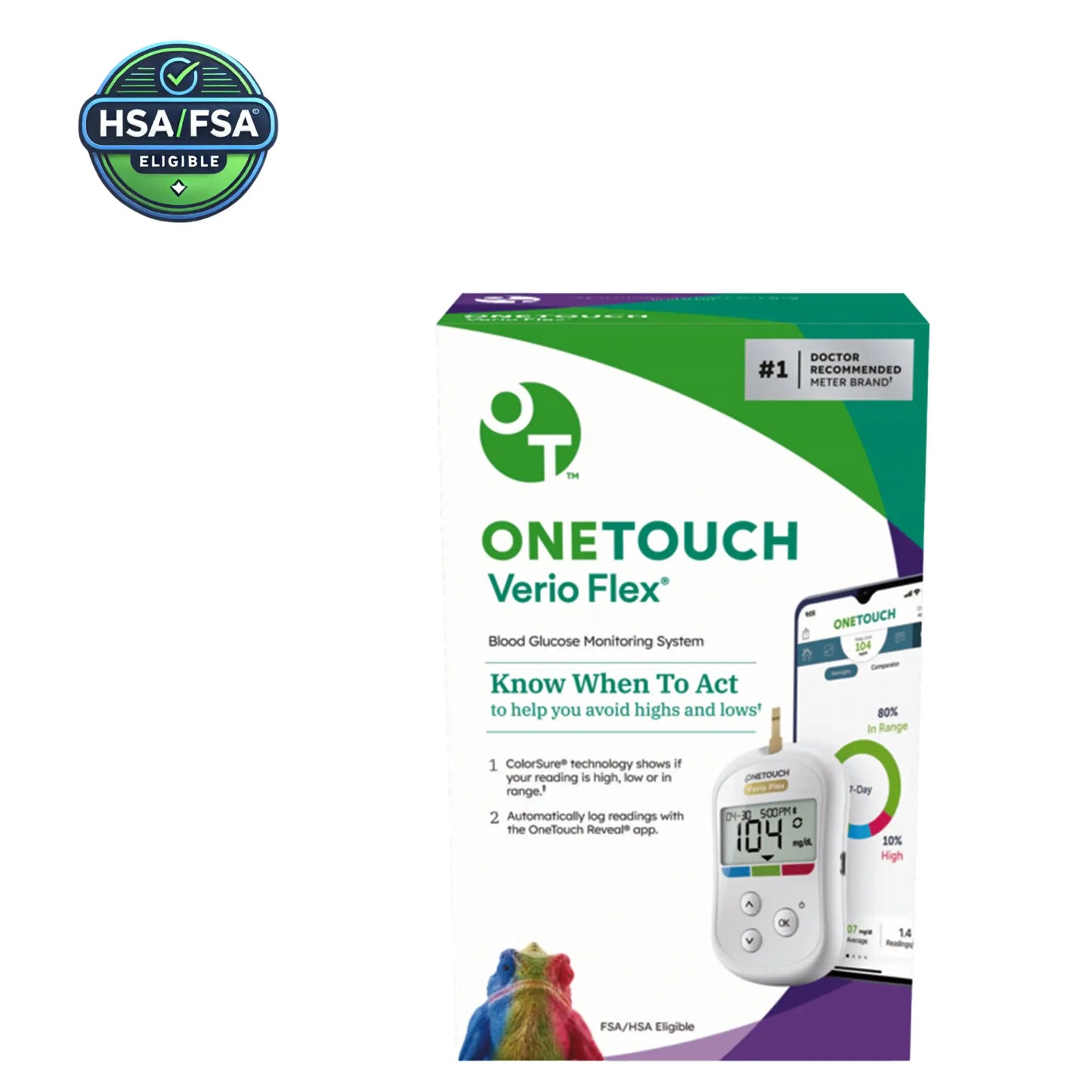 One Touch Verio Mg Us Blood Glucose Meter - Single Unit (1 Unit/EA)