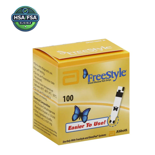 FreeStyle Blood Glucose Test Strips - The essential diabetic product for accurate blood glucose monitoring. Order yours today for precise results and better diabetic management.