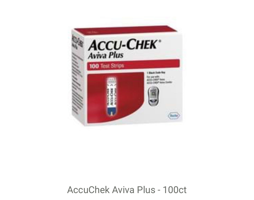 AccuChek Aviva Plus - 100ct - After Glow Products