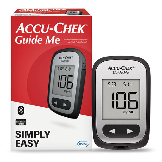 "Accu-Chek Guide Test Strips for diabetic blood glucose monitoring"